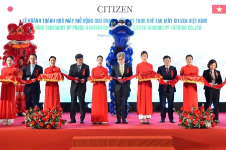 Lãnh đạo TP. Hải Phòng thăm, làm việc tại KCN Nhật Bản – Hải Phòng và dự Lễ khánh thành Nhà máy Citizen Việt Nam giai đoạn 4