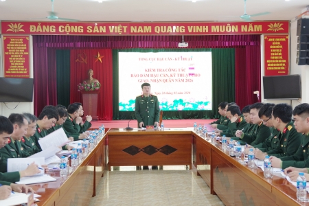 Bộ Chỉ huy quân sự tỉnh Quảng Ninh bảo đảm tốt công tác hậu cần, kỹ thuật cho giao, nhận quân năm 2026