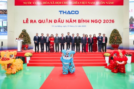 THACO ra quân đầu năm Bính Ngọ 2026, đặt mục tiêu tăng tốc bứt phá với chiến lược đa ngành
