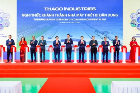 THACO INDUSTRIES khánh thành các nhà máy thiết bị dân dụng, thiết bị chuyên dụng và nội thất ô tô
