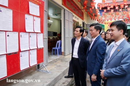 Lạng Sơn công bố danh sách 13 người ứng cử đại biểu Quốc hội khóa XVI