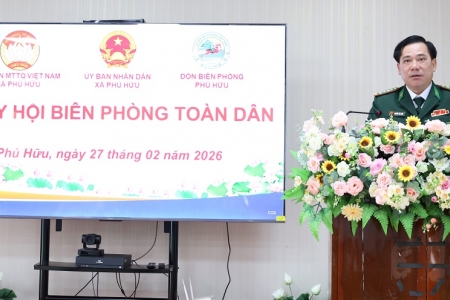 Ngày hội Biên phòng toàn dân xã Phú Hữu