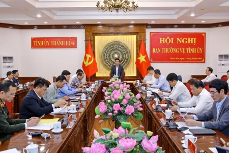 Ban Thường vụ Tỉnh ủy Thanh Hóa cho ý kiến vào các báo cáo, tờ trình của Ban Thường vụ Đảng ủy UBND tỉnh