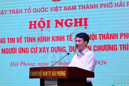 UBMTTQ Việt Nam thành phố Hải Phòng hướng dẫn người ứng cử xây dựng chương trình hành động để vận động bầu cử