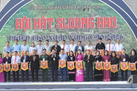Bắc Ninh: Khai mạc Hội hát Sloong hao và Phiên chợ Xuân vùng cao xã Tân Sơn năm 2026