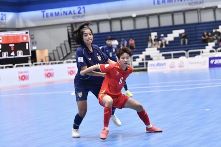  Việt Nam thua Thái Lan ở bán kết Giải futsal nữ Đông Nam Á 2026