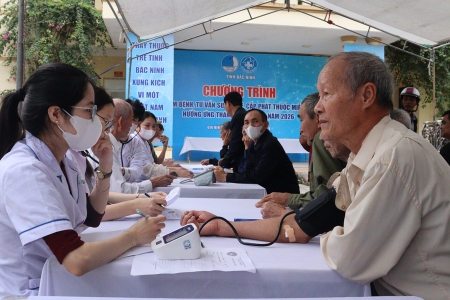 Bắc Ninh: Khám sức khỏe, cấp phát thuốc miễn phí cho người nghèo, đối tượng chính sách