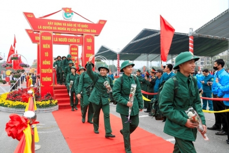 Các địa phương sẵn sàng cho lễ giao nhận quân năm 2026