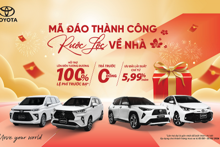 Toyota Việt Nam công bố Chương trình ưu đãi cho khách hàng mua xe trong tháng 3/2026