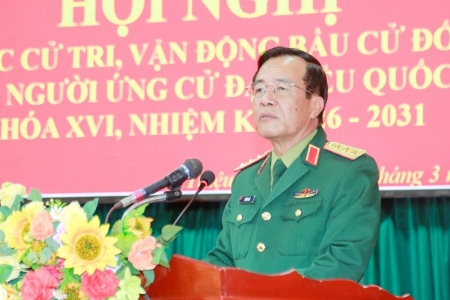 Thanh Hóa: Ứng cử viên đại biểu Quốc hội khóa XVI tiếp xúc cử tri xã Thiệu Toán