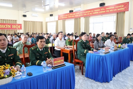 Phát huy sức dân bảo vệ chủ quyền, an ninh biên giới xã Nhơn Hội