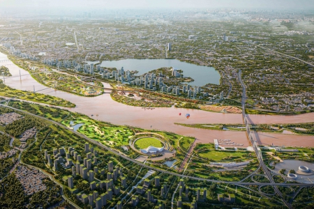 Hà Nội: Tạm dừng cấp phép xây dựng dự án trong Trục đại lộ cảnh quan sông Hồng