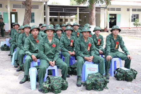 Bộ đội Biên phòng tỉnh An Giang tiếp nhận chiến sĩ mới nhập ngũ năm 2026