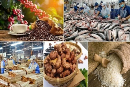 Nông lâm thủy sản xuất khẩu tiếp tục duy trì đà tăng trưởng