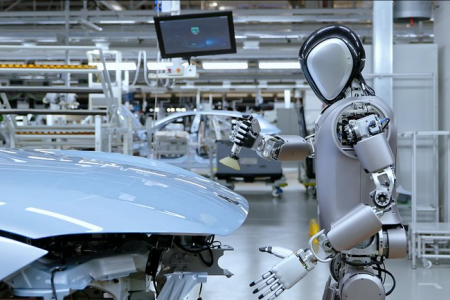 Robot hình người của Xiaomi chính thức gia nhập dây chuyền sản xuất xe điện