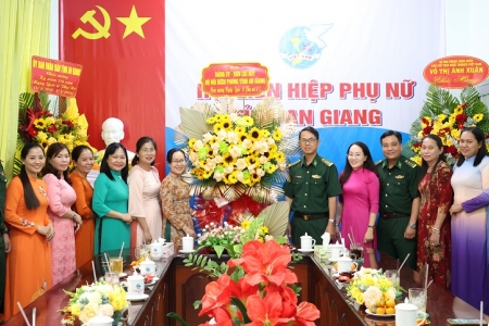 Hội phụ nữ Ban Chỉ huy Bộ đội Biên phòng tỉnh An Giang họp mặt kỷ niệm 116 năm Ngày Quốc tế Phụ nữ