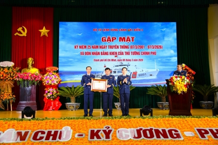 Bộ Tư lệnh Vùng Cảnh sát biển 3 Kỷ niệm 25 năm Ngày truyền thống
