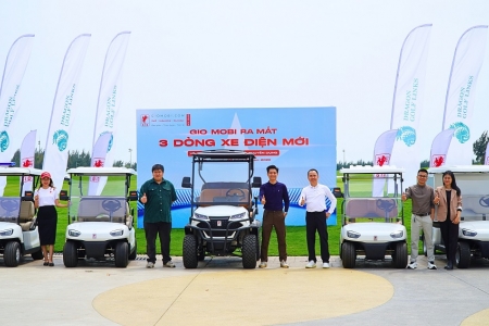 GIO MOBI ra mắt 3 mẫu xe điện nội khu hướng tới sân golf và khu du lịch