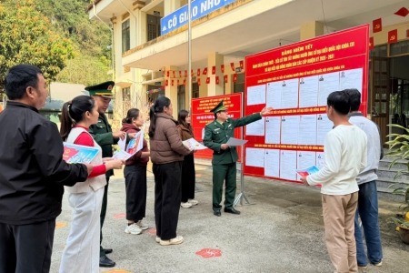 Bộ đội Biên phòng tỉnh Cao Bằng: Bảo đảm công tác bầu cử nơi ‘phên dậu’ Tổ quốc