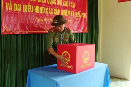 Quảng Trị: Tăng cường bảo đảm an ninh trật tự ngay tại cơ sở cho ngày bầu cử