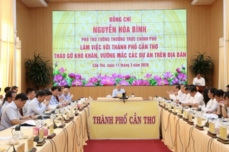 Cần Thơ cần tiếp tục rà soát, cập nhật đầy đủ các dự án có khó khăn, vướng mắc