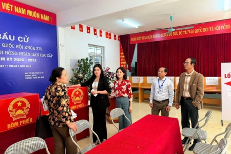 Hà Nội: Từng khu vực bỏ phiếu tại phường Bồ Đề được rà soát kỹ trước ngày bầu cử