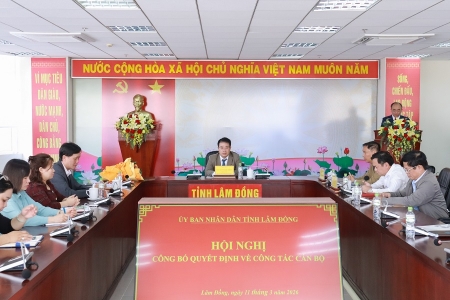 Lâm Đồng: Công bố Quyết định bổ nhiệm Giám đốc Trung tâm Phục vụ hành chính công tỉnh