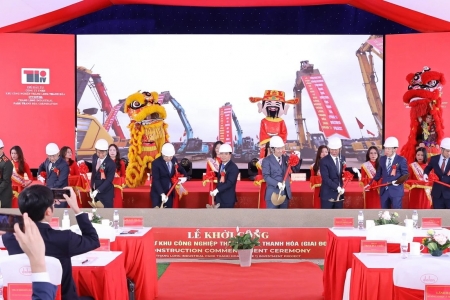 Lễ khởi công dự án Đầu tư xây dựng và kinh doanh kết cấu hạ tầng KCN Thăng Long Thanh Hóa - giai đoạn 1