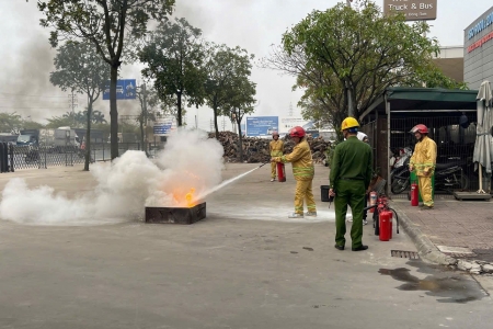 Hải Phòng: Tuyên truyền và thực tập phòng cháy, chữa cháy tại Công ty Bắc Trường Sơn
