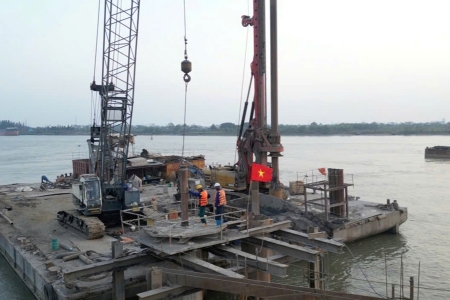 Hưng Yên: Đẩy nhanh tiến độ thi công tuyến đường từ phường Thái Bình kết nối phường Phố Hiến