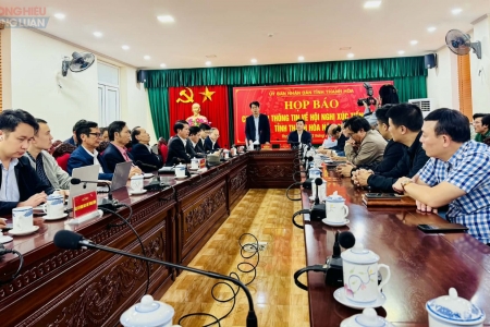 Họp báo cung cấp thông tin về Hội nghị xúc tiến đầu tư tỉnh Thanh Hóa năm 2026