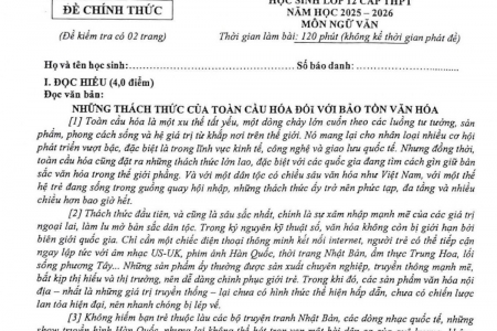 Hơn 124.000 học sinh lớp 12 Hà Nội tham gia khảo sát toàn thành phố trước kỳ thi tốt nghiệp THPT 2026