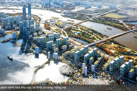 Hà Nội nghiên cứu hai khu tái định cư lớn cho dự án đại lộ cảnh quan sông Hồng