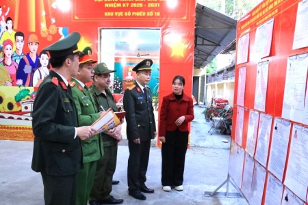 Lạng Sơn siết chặt an ninh, bảo đảm tuyệt đối an toàn cho cuộc bầu cử