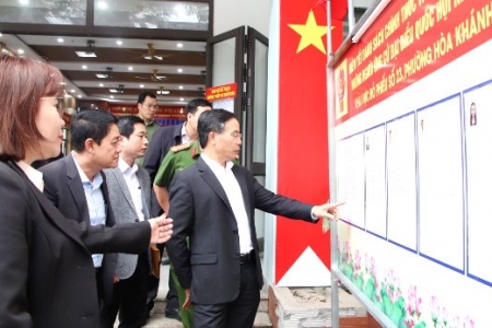 Lãnh đạo thành phố Đà Nẵng kiểm tra công tác chuẩn bị bầu cử tại các địa phương