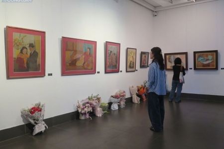 Triển lãm “Vườn tao ngộ”: Khi ba nữ họa sĩ kể chuyện bằng hội họa