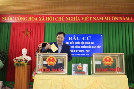 Lào Cai: Cử tri nô nức đi bầu cử, gửi gắm niềm tin vào nhiệm kỳ mới