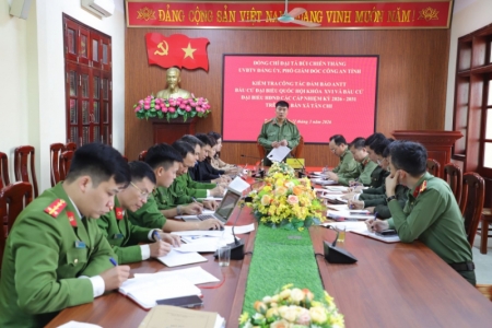 Công an tỉnh Bắc Ninh siết chặt an ninh, trật tự cho ngày bầu cử