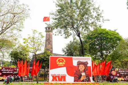 Gần 79 triệu cử tri cả nước đi bầu cử đại biểu Quốc hội khóa XVI và HĐND các cấp