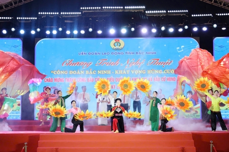 Bắc Ninh: Chương trình nghệ thuật chào mừng thành công bầu cử đại biểu Quốc hội khóa XVI và HĐND các cấp