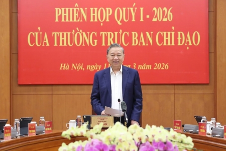 Thông báo Kết luận của Tổng Bí thư Tô Lâm, Trưởng Ban Chỉ đạo Trung ương về hoàn thiện thể chế, pháp luật tại Phiên họp quý I