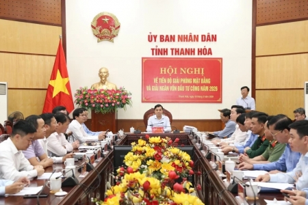Thanh Hóa: Tập trung đẩy nhanh tiến độ giải phóng mặt bằng và giải ngân vốn đầu tư công
