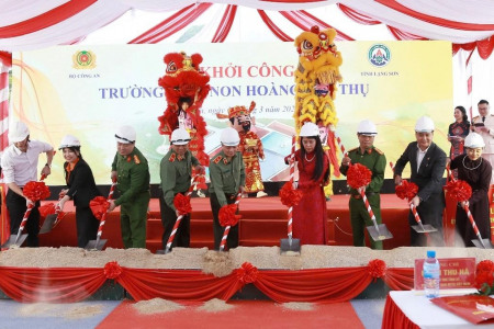 T&T Group và SHB đồng hành cùng Bộ Công an xây dựng Trường mầm non Hoàng Văn Thụ tại Lạng Sơn