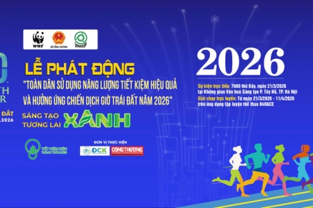 Phát động phong trào toàn dân tiết kiệm năng lượng, hưởng ứng Giờ Trái đất 2026