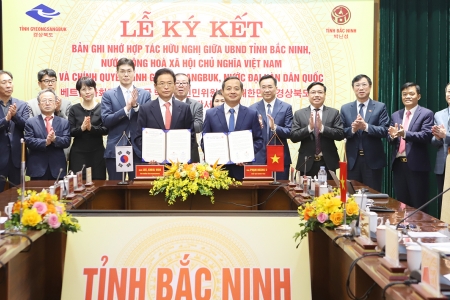 Bắc Ninh triển khai Kế hoạch thực hiện Bản ghi nhớ hợp tác hữu nghị với Chính quyền tỉnh Gyeongsangbuk