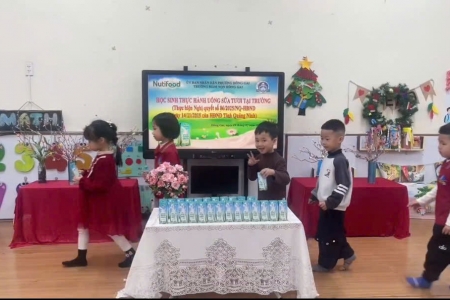 100% cơ sở giáo dục trên địa bàn tỉnh Quảng Ninh triển khai chương trình sữa học đường