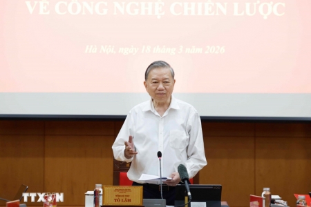 Thông báo Kết luận của Tổng Bí thư tại Phiên họp chuyên đề công nghệ chiến lược