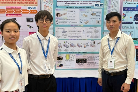 Trường THPT Ngô Sĩ Liên giành giải Nhất Cuộc thi khoa học kỹ thuật quốc gia năm học 2025-2026