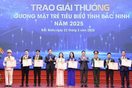 Bắc Ninh tuyên dương cán bộ Đoàn tiêu biểu