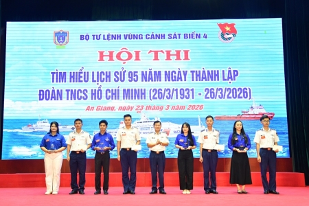Tuổi trẻ Bộ Tư lệnh Vùng Cảnh sát biển 4: Sôi nổi Hội thi “95 năm rạng rỡ tên Đoàn”